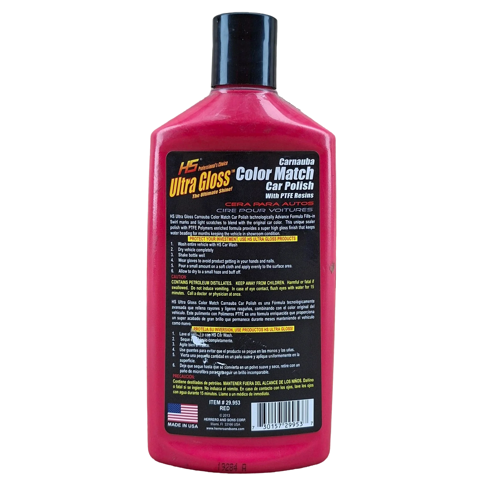 CERA LIQUIDA ROJA ULTRA GLOSS