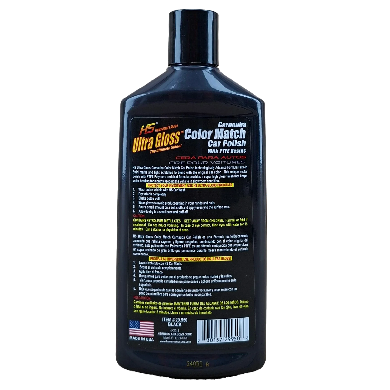 CERA LIQUIDA NEGRA ULTRA GLOSS