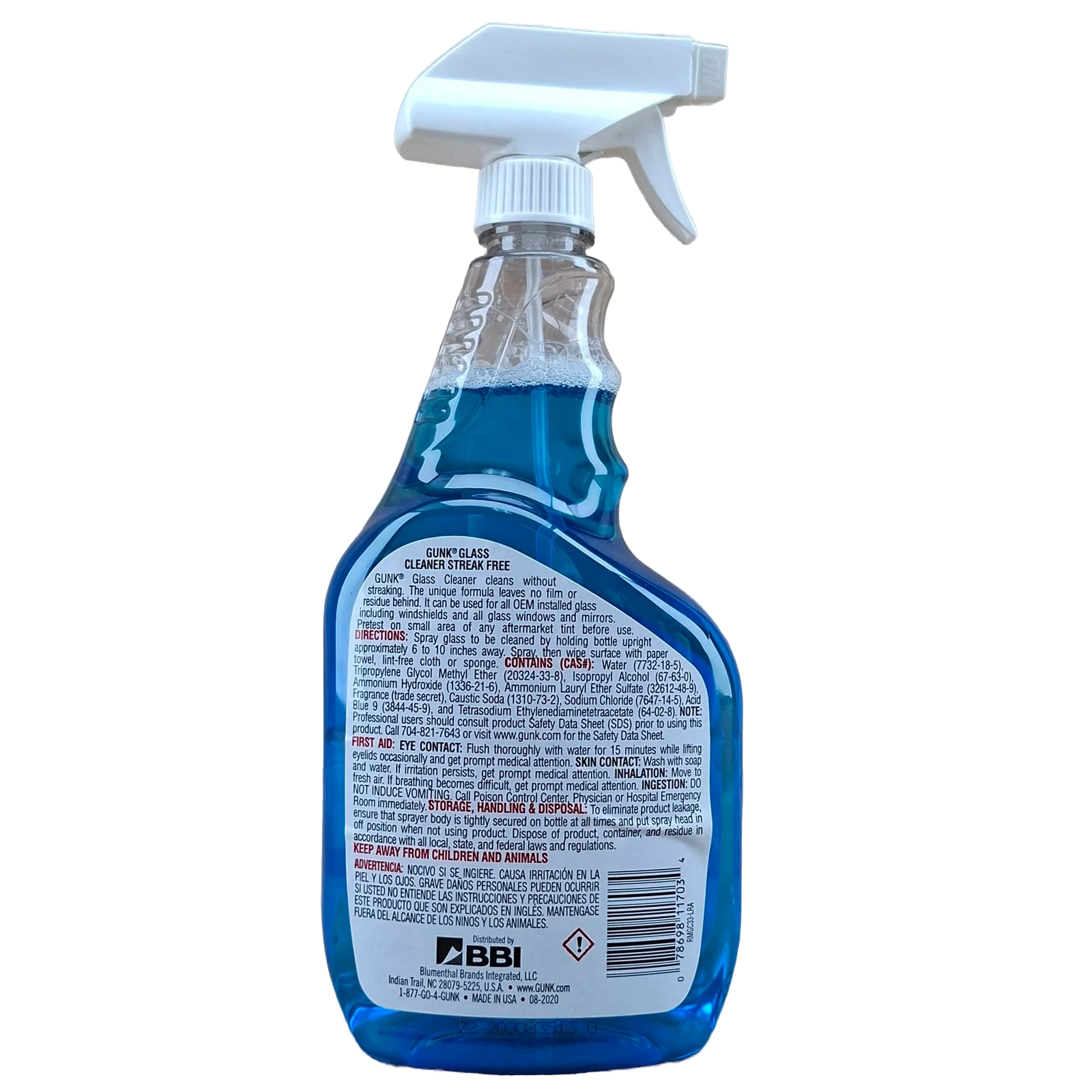 LIMPIADOR DE VIDRIO 33OZ GUNK