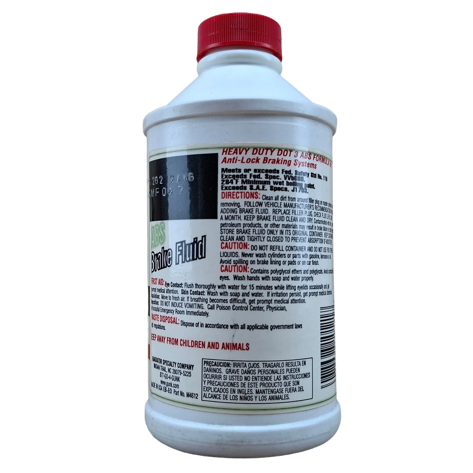 LIQUIDO DE FRENOS ABS 12OZ GUNK