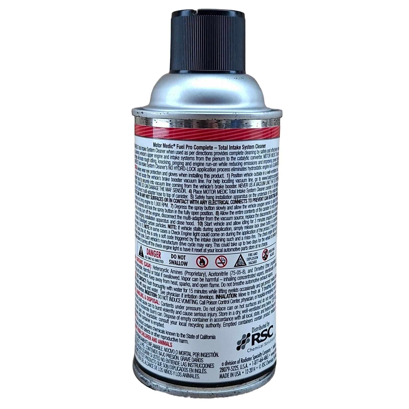 JUEGO DE LIMPIEZA DE SISTEMA DE COMBUSTIBLE MOTOR MEDIC