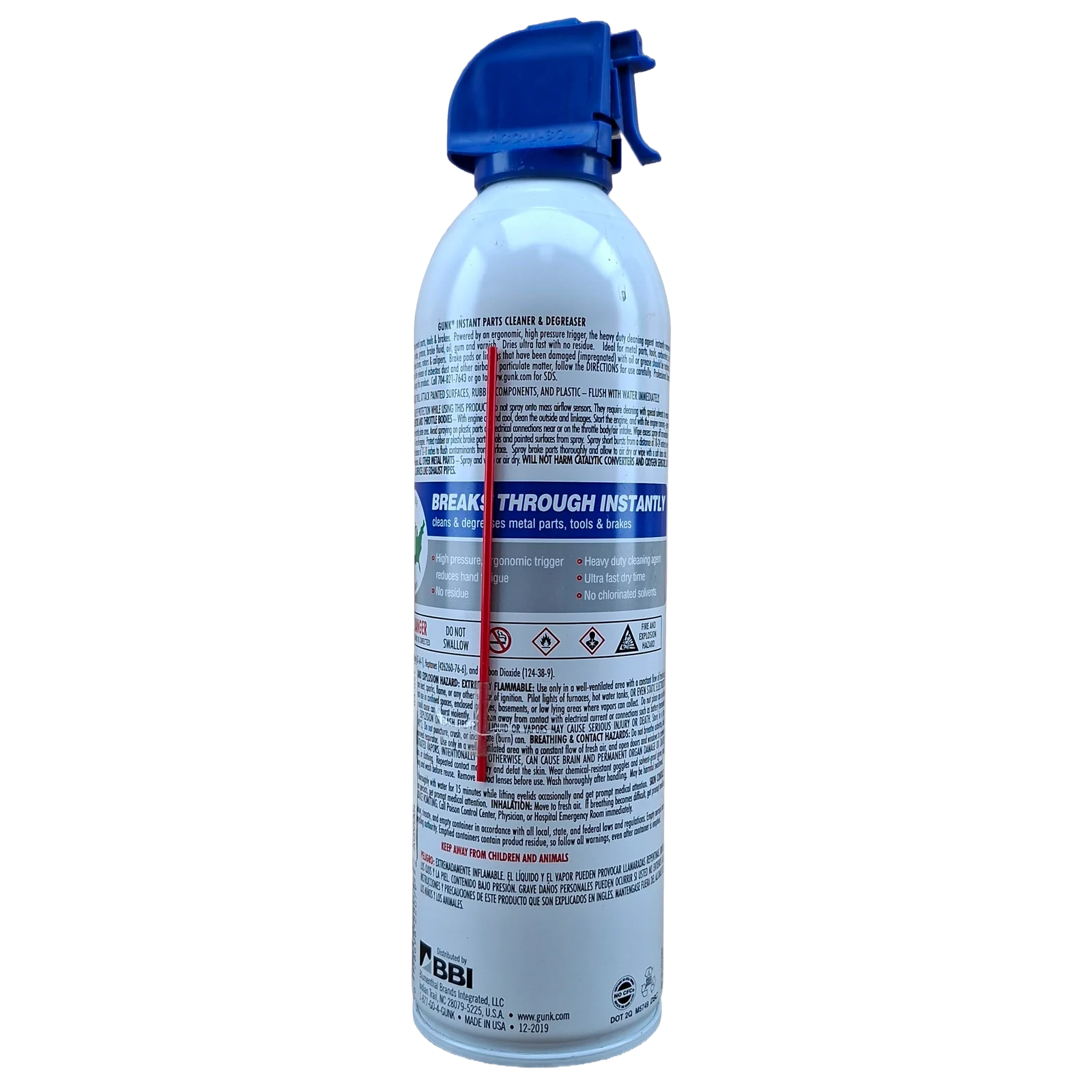 GUNK LIMPIADOR Y DESENGRASANTE DE PARTES MULTIUSO 14 OZ