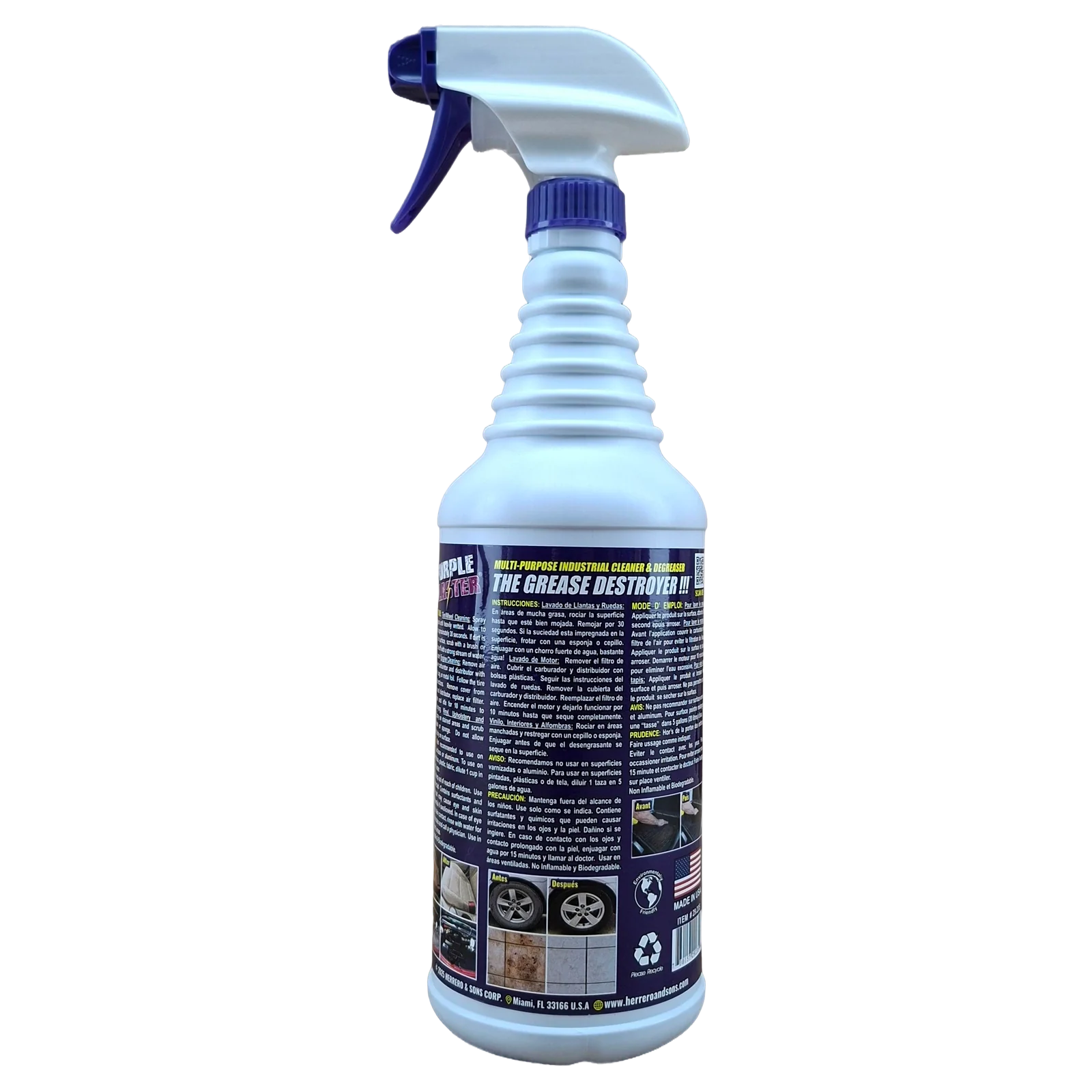 DESENGRASANTE 32OZ PURPLE BLASTER EN SPRAY