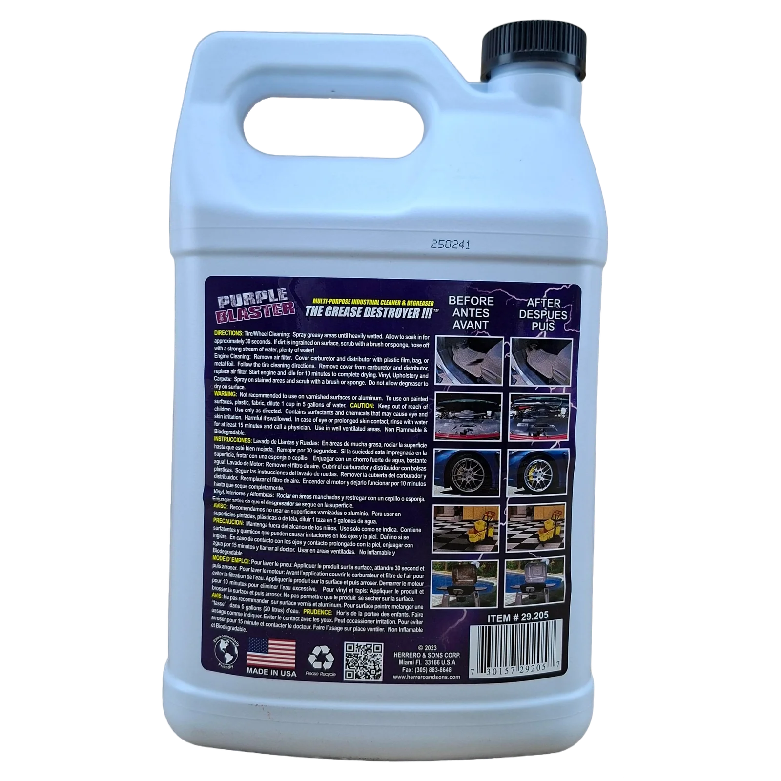 DESENGRASANTE EN GALON PURPLE BLASTER