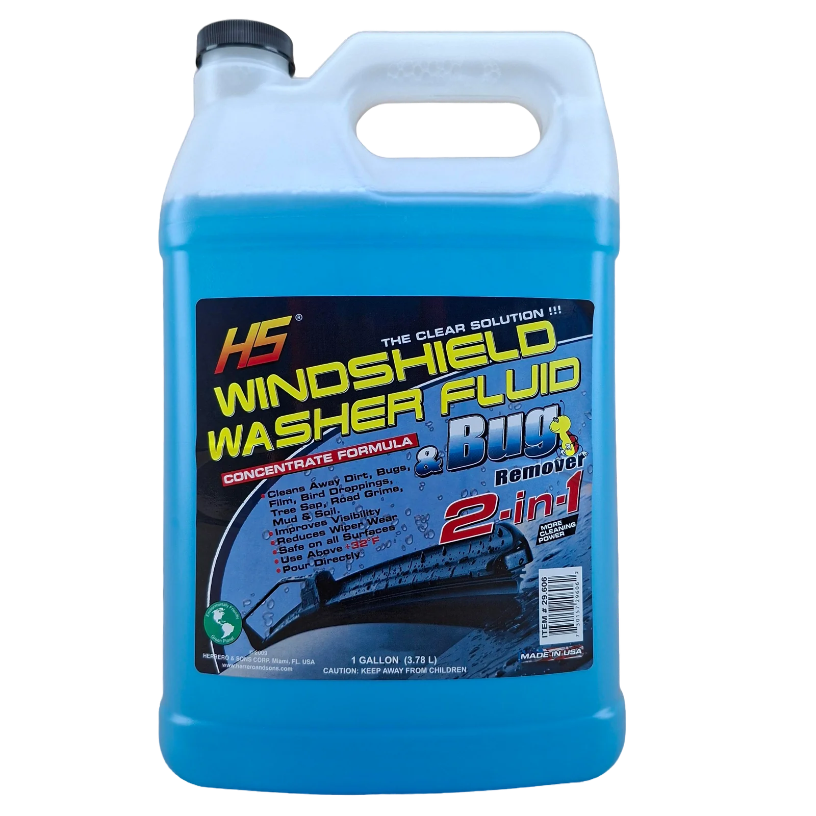 LIQUIDO LIMPIA PARABRISAS HS EN GALON