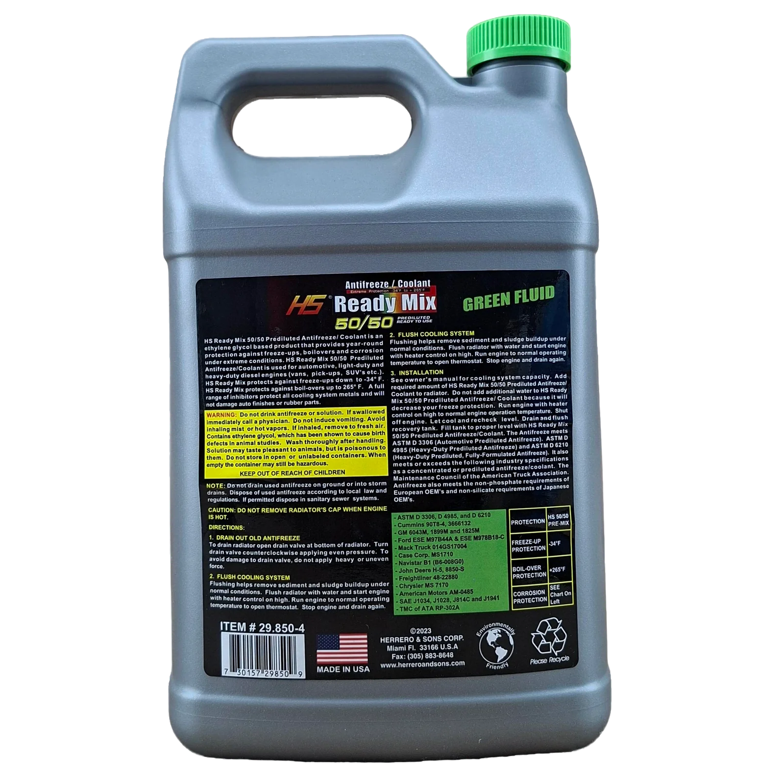 COOLANT READY MIX HS