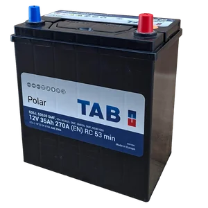 151R BCI; 290 CCA; 5X9X8"; 35 AH; 12 V; 53520 CAJA; POLARIDAD NO INVERTIDA; BATERIA TAB POLAR