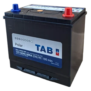 35 BCI; 650 CCA; 7X9X9¨; 60 AH; 12 V; 56068 CAJA; (SUTITUYE A BCI 124R/24/21R) POLARIDAD NO INVERTIDA; BATERIA TAB POLAR