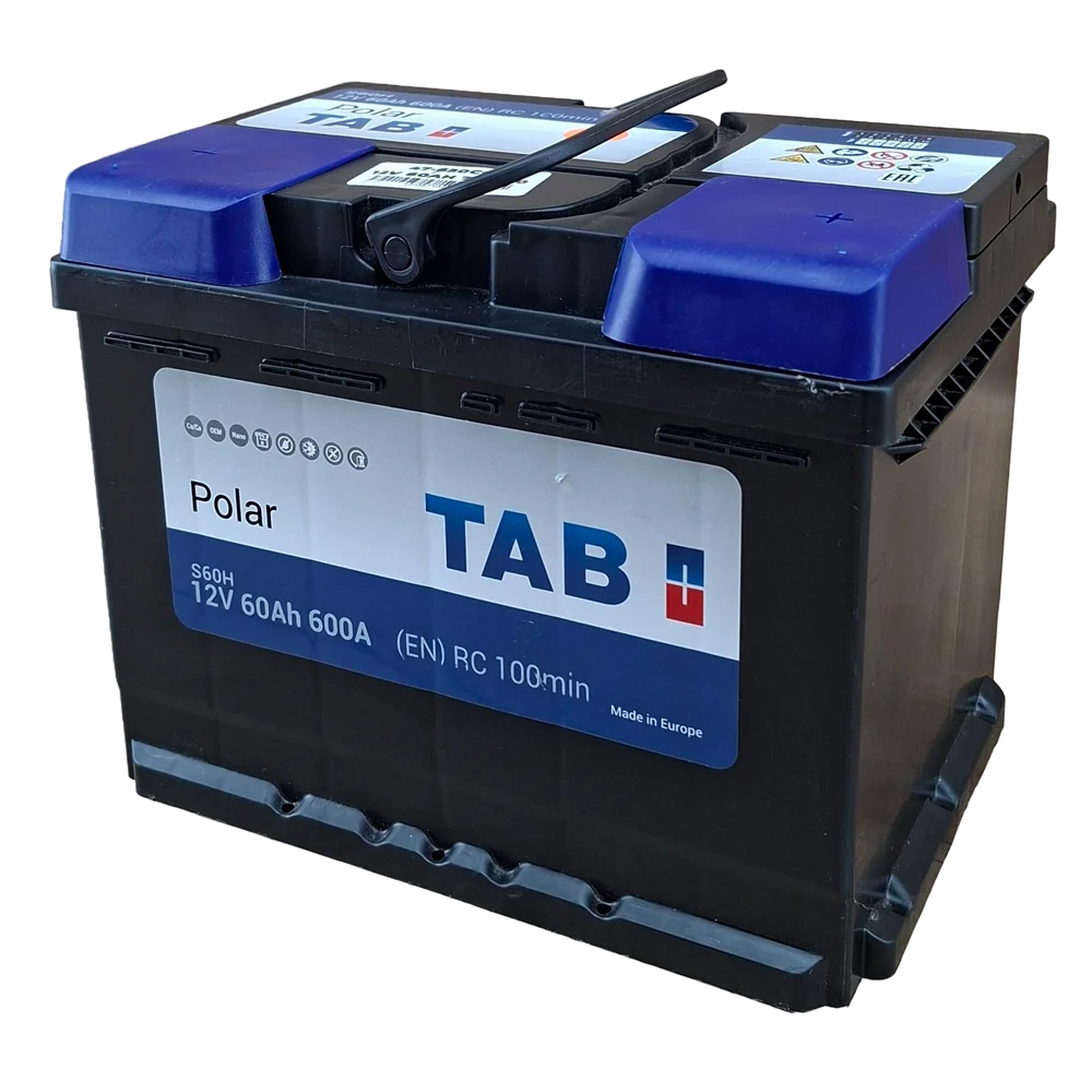 47 BCI; 650 CCA; 7X7X10¨; 60 AH; 12 V; L2 CAJA; (SUSTITUYE A CAJA 96R) POLARIDAD NO INVERTIDA; BATERIA TAB POLAR