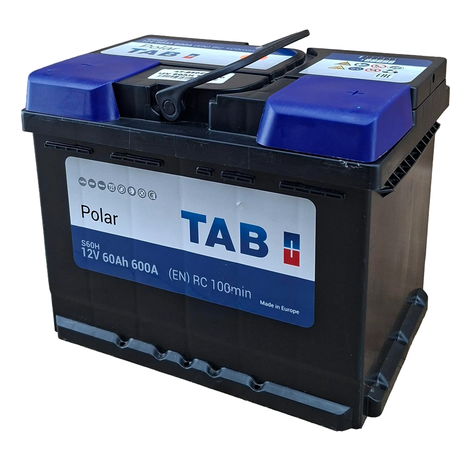 47 BCI; 650 CCA; 7X7X10¨; 60 AH; 12 V; L2 CAJA; (SUSTITUYE A CAJA 96R) POLARIDAD NO INVERTIDA; BATERIA TAB POLAR