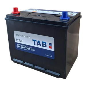 24R BCI; 760 CCA; 7X9X11¨; 80 AH; 12 V;  57024 CAJA; (SUSTITUYE A 24F) POLARIDAD INVERTIDA; BATERIA TAB POLAR