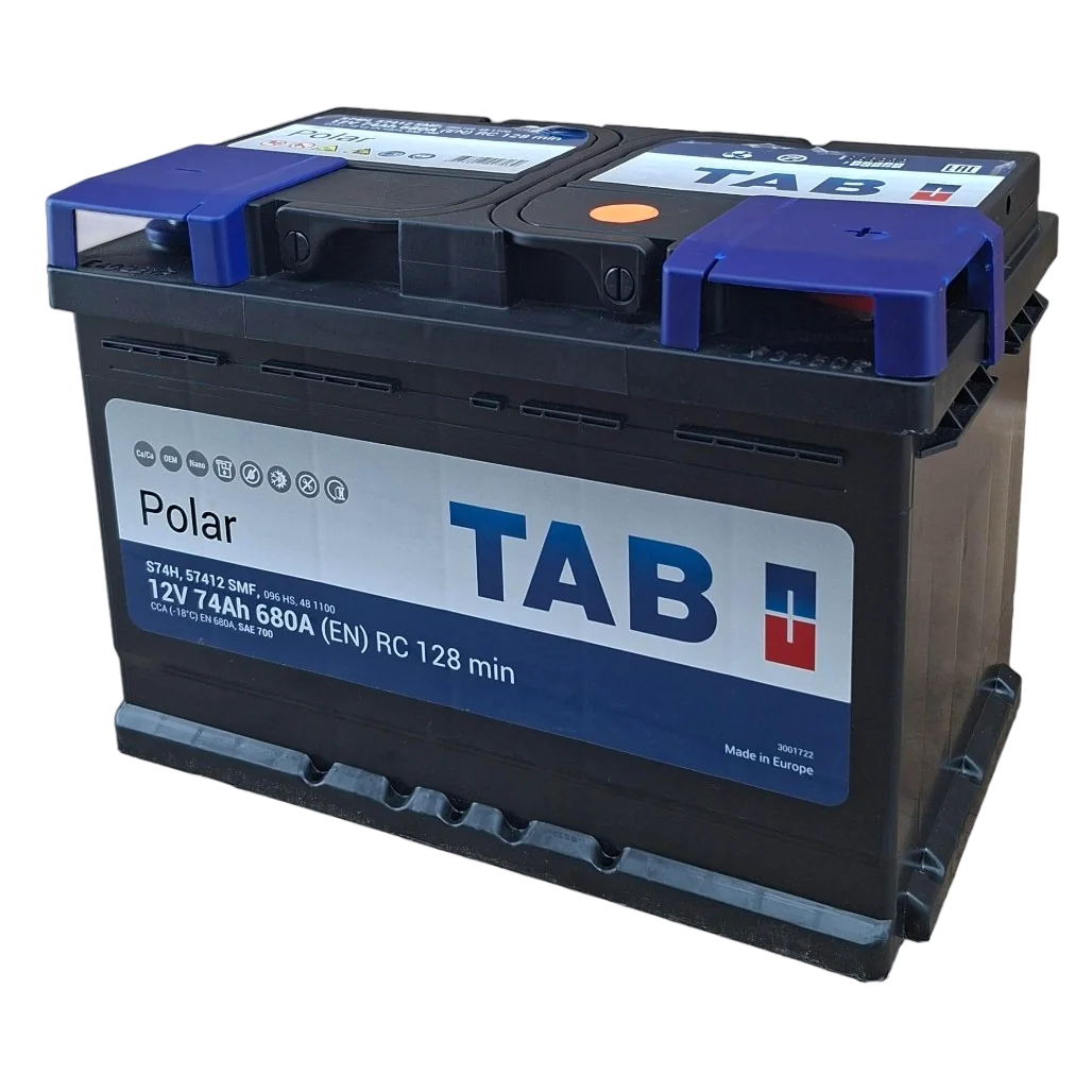 48 BCI; 700 CCA; 7X7X11¨; 74 AH; 12 V; L3 CAJA; POLARIDAD NO  INVERTIDA; BATERIA TAB POLAR