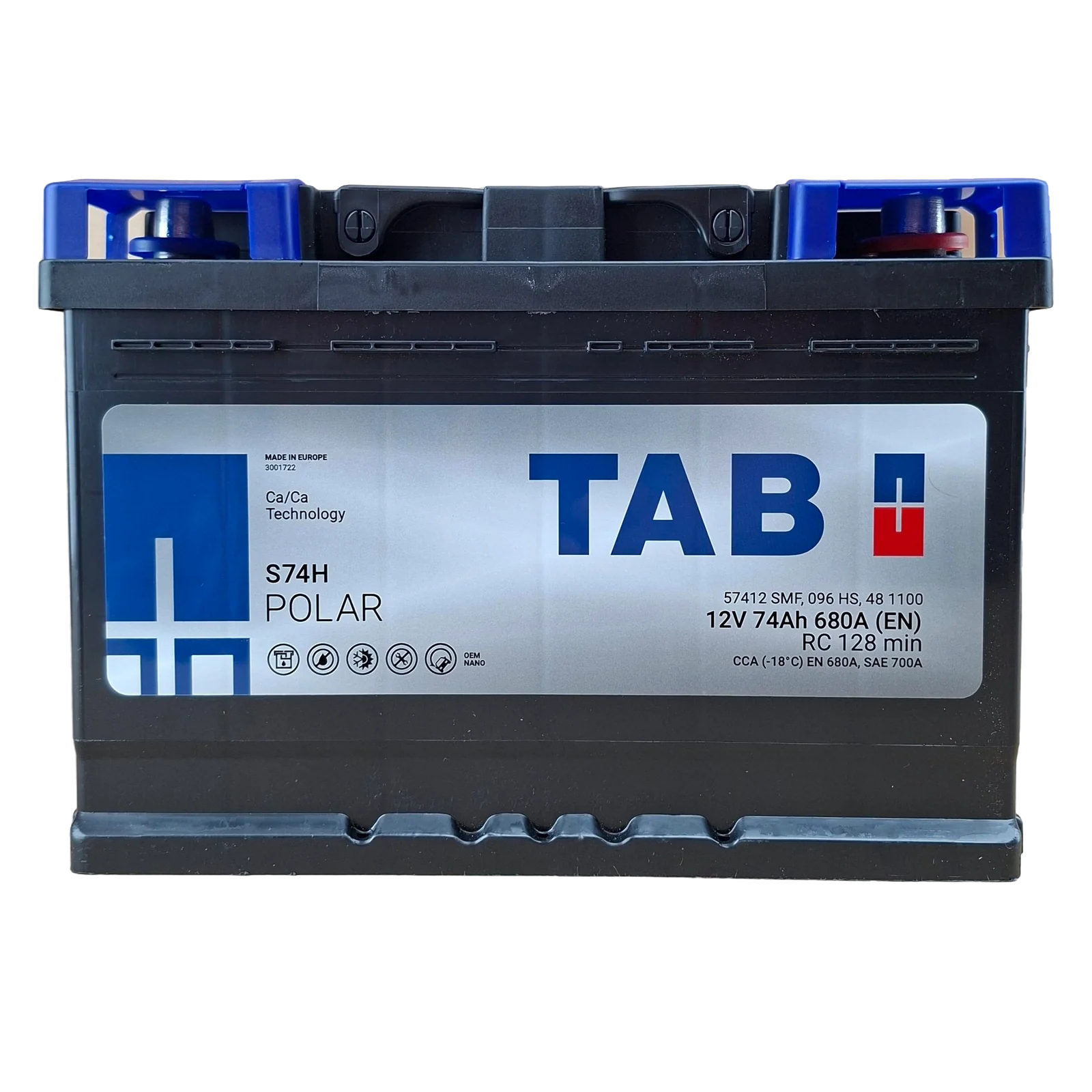 48 BCI; 700 CCA; 7X7X11¨; 12 V; L3 CAJA; POLARIDAD NO  INVERTIDA;(SUSTITUYE A 40R)  BATERIA TAB POLAR