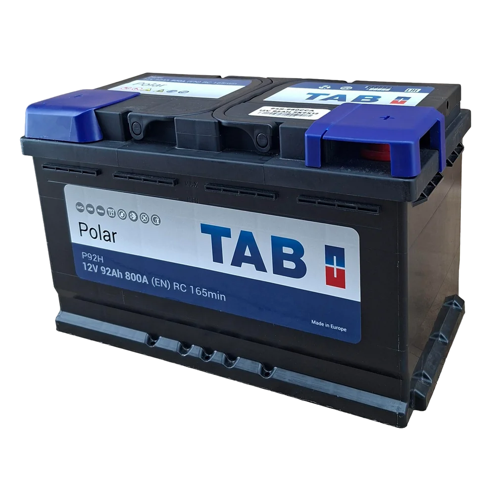 94R BCI; 960 CCA; 7X7X12¨; 92 AH; 12V; L4 CAJA; POLARIDAD NO INVERTIDA; BATERIA TAB POLAR