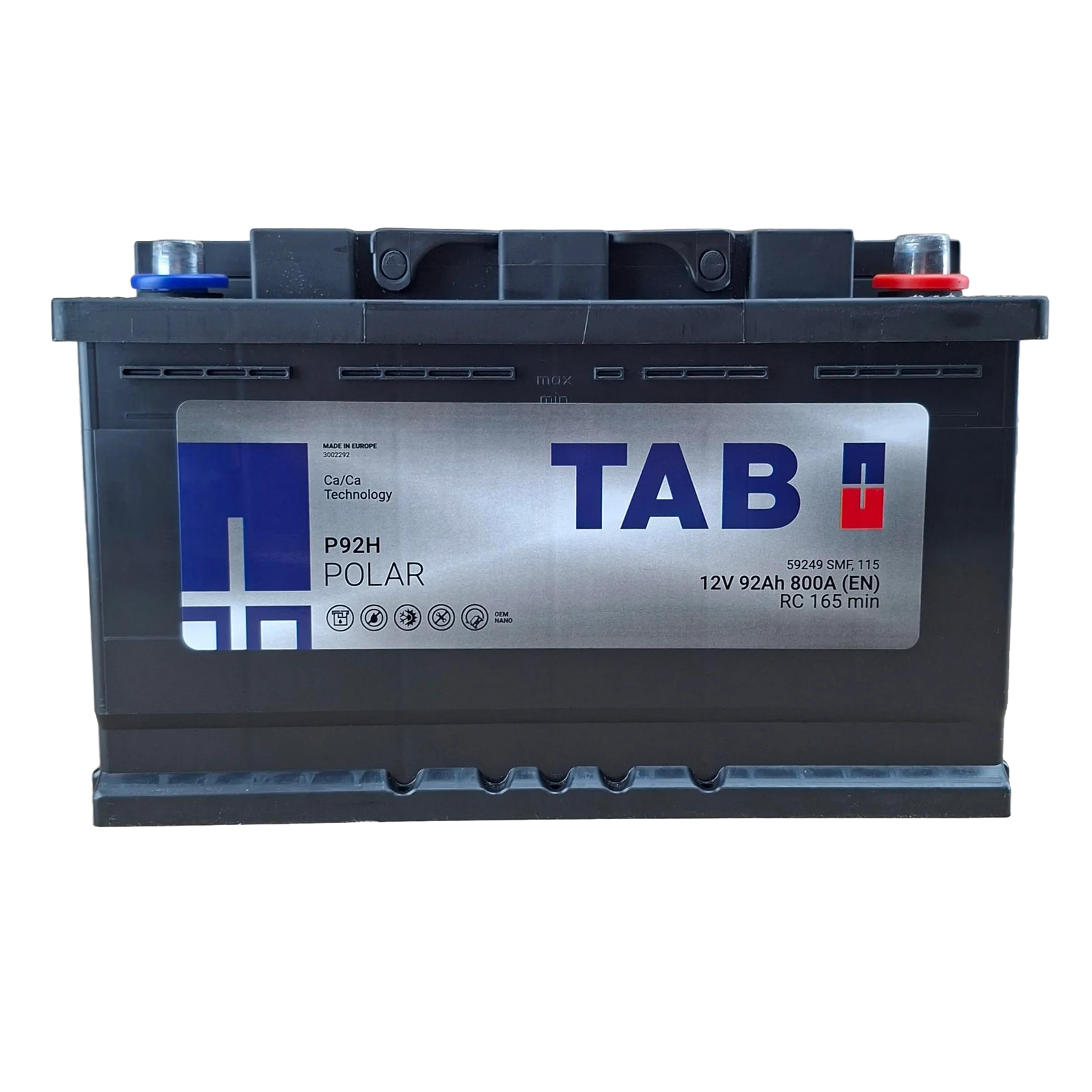 94R BCI; 960 CCA; 7X7X12¨; 12V;  L4 CAJA; POLARIDAD NO INVERTIDA; BATERIA TAB POLAR