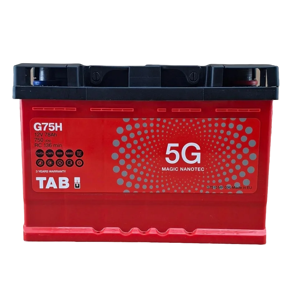 48 BCI; 750 CCA; 7X7X11¨; 12 V; L3 CAJA; POLARIDAD NO INVERTIDA; (SUSTITUYE A 40R) BATERIA TAB 5G NANOTEC