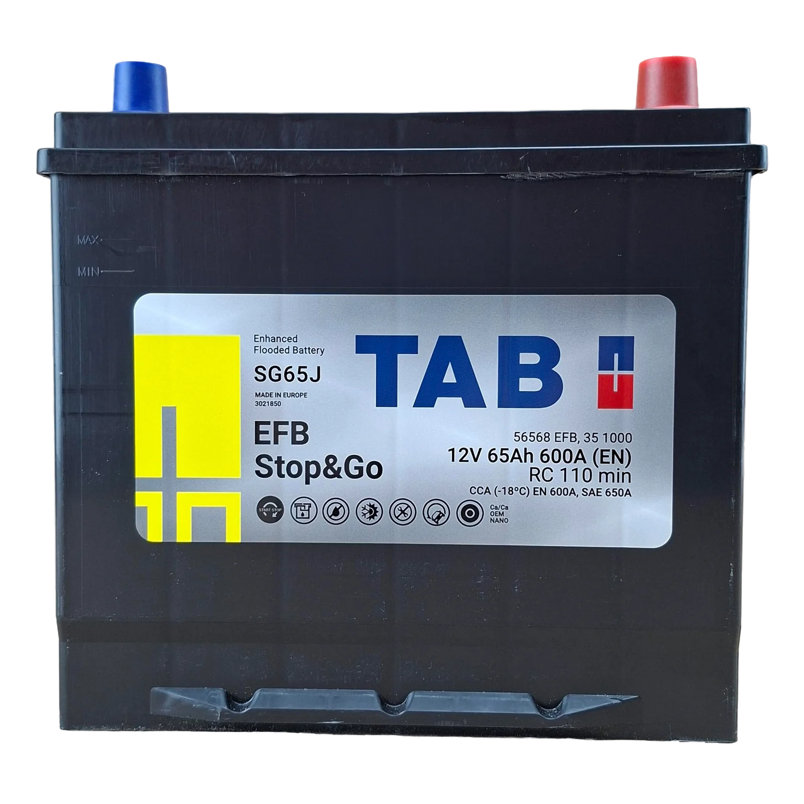 Bateria para Carro, Auto o Camioneta TAB EFB STOP & GO