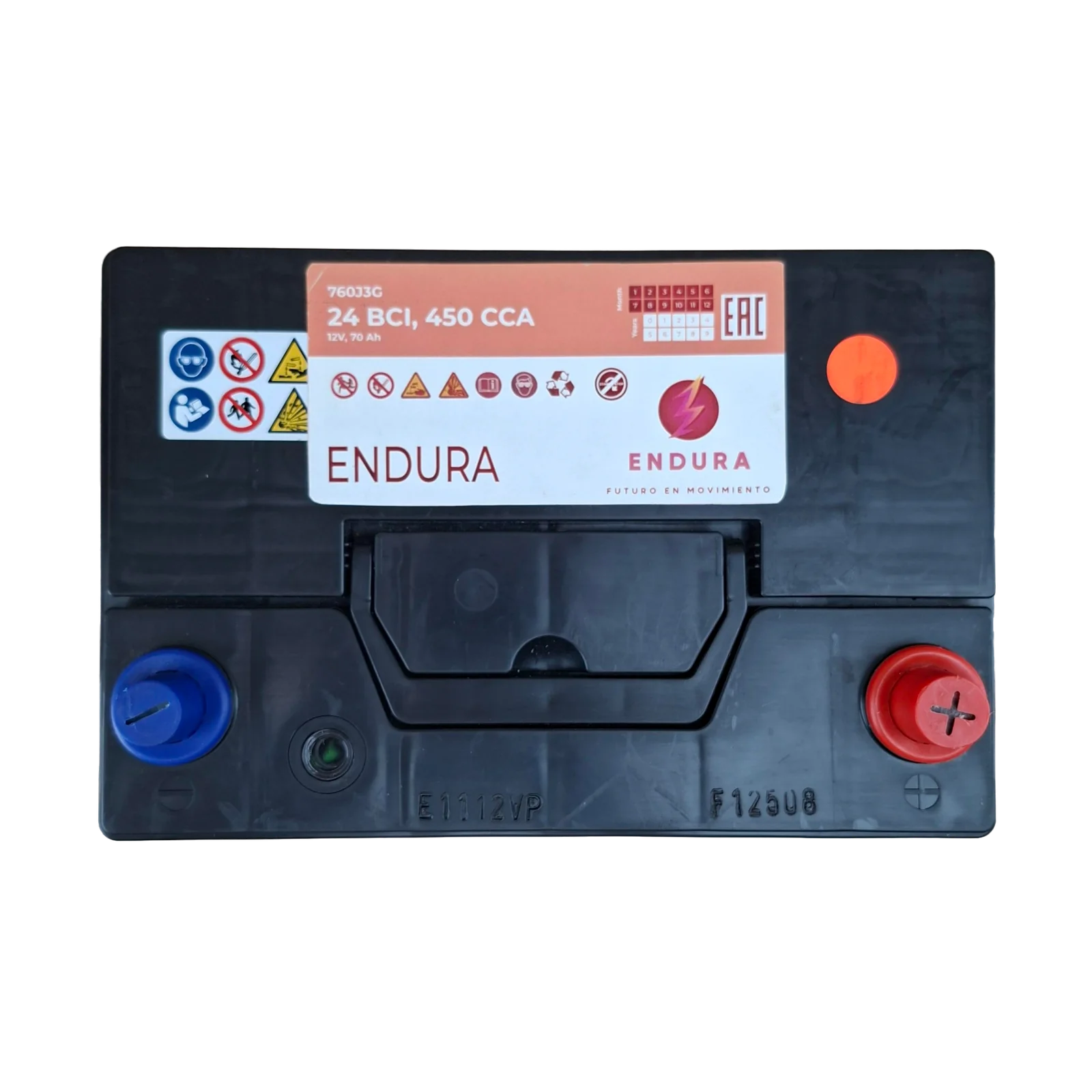 24 BCI; 450 CCA; 7X9X11¨; 12V; D26 CAJA; (SUSTITUYE A BCI 124R) POLARIDAD NO INVERTIDA; BATERIA TAB 3G