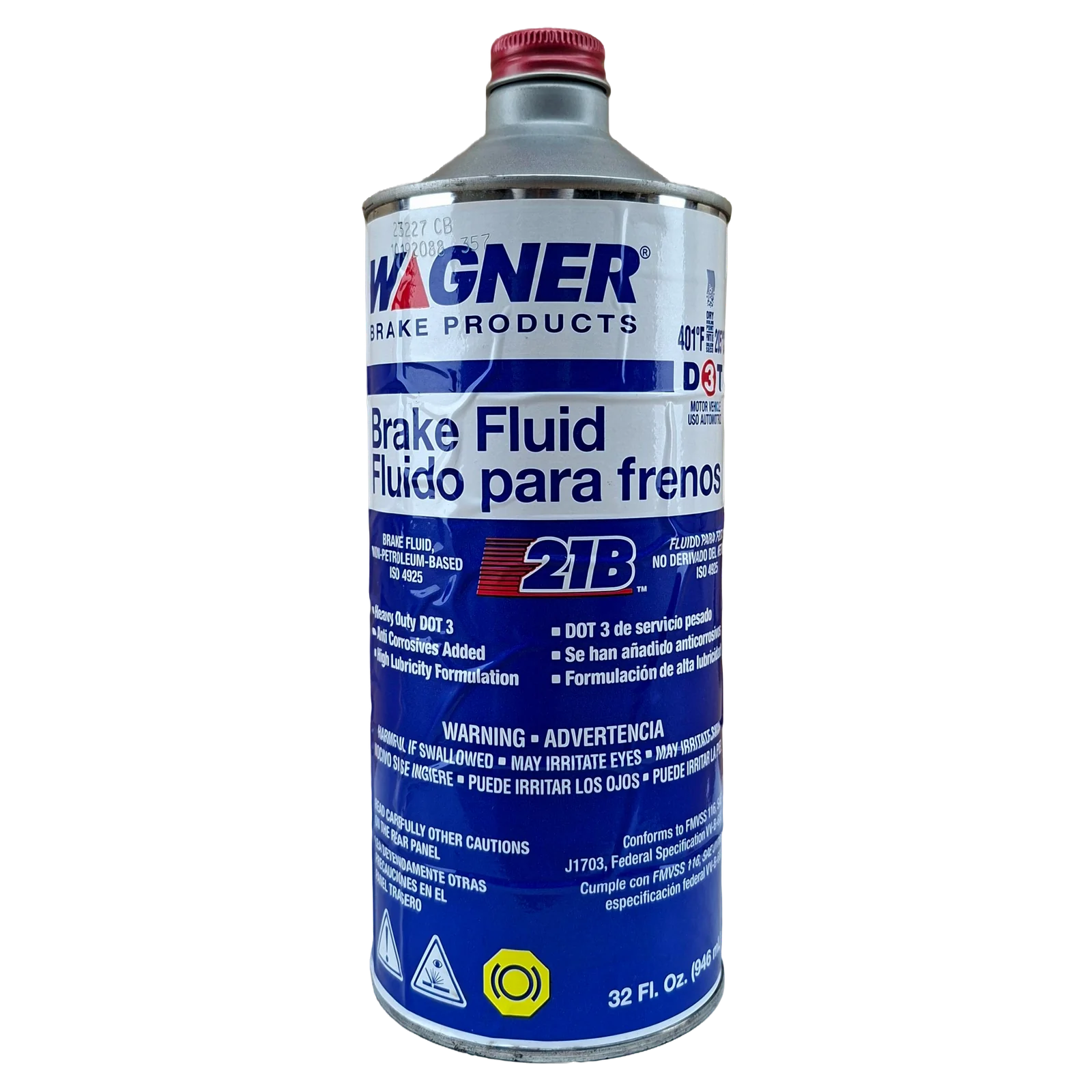 LIQUIDO DE FRENOS WAGNER DOT3 PLASTICO 32OZ
