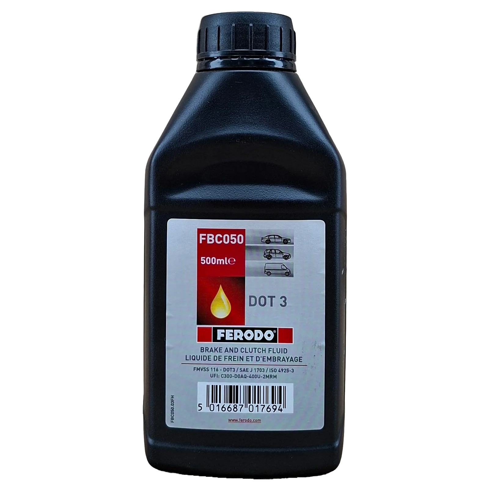 LIQUIDO DE FRENOS FERODO DOT3 500ML