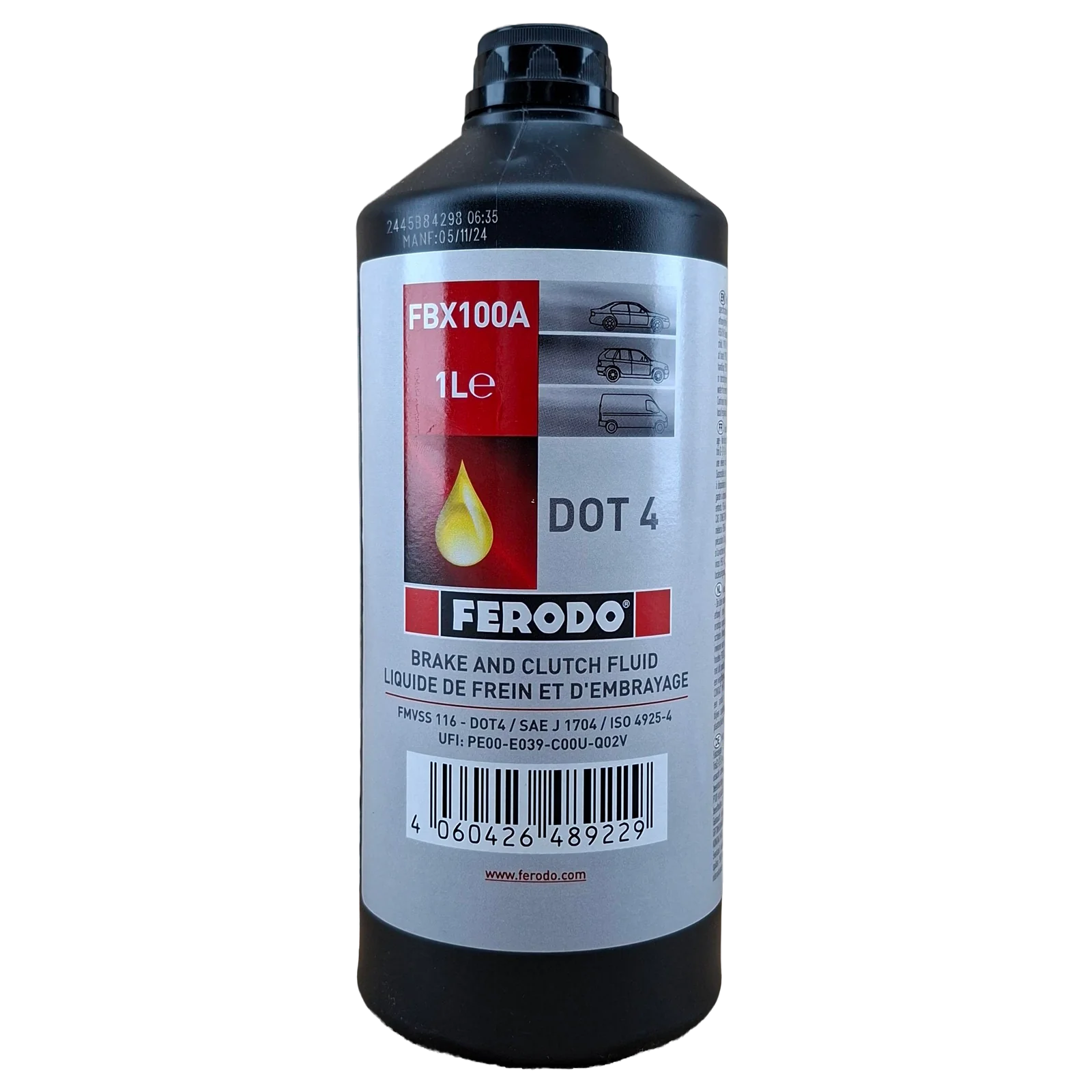 LIQUIDO DE FRENOS FERODO DOT4 1LT