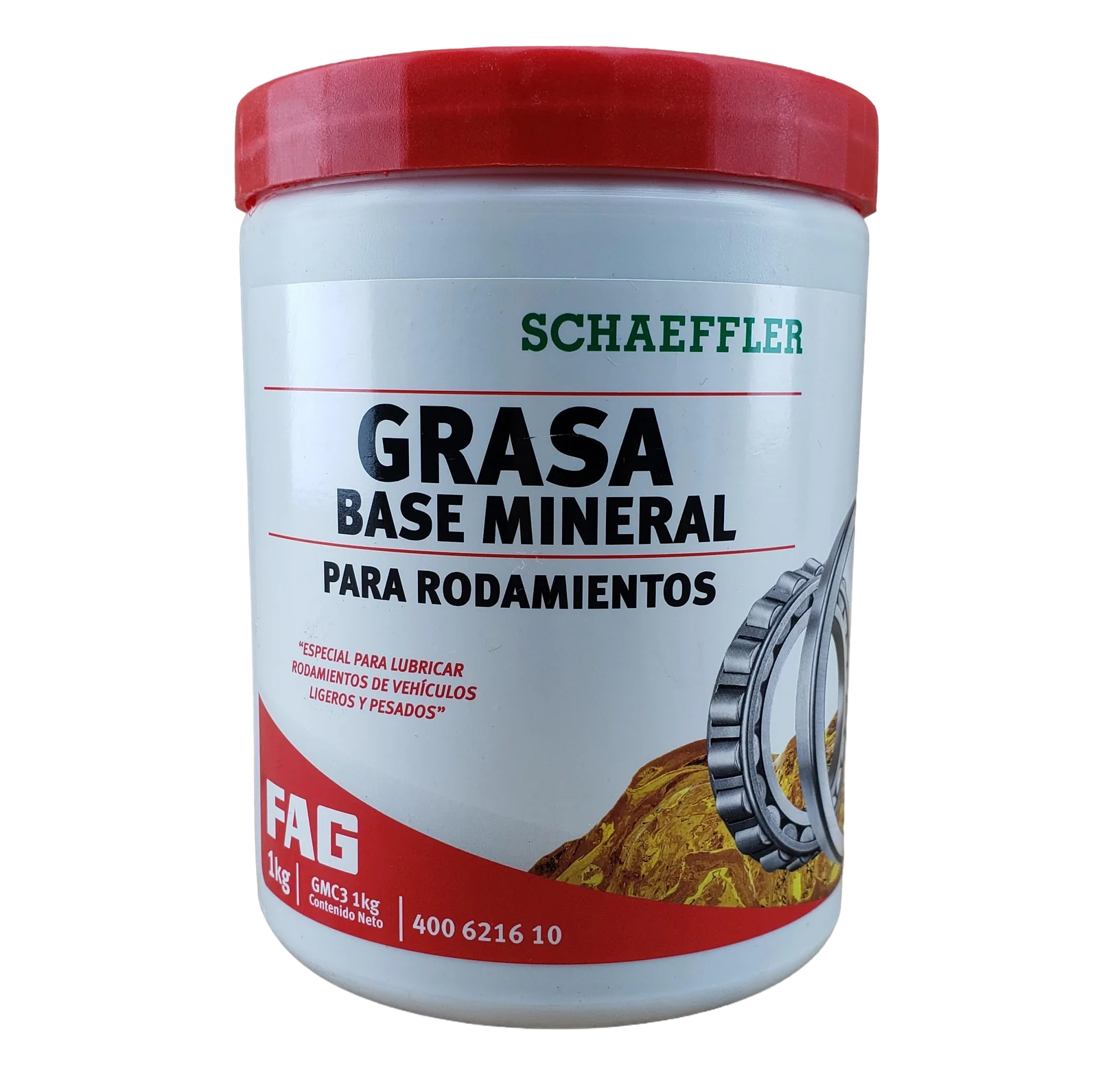 GRASA PARA RODAMIENTOS Y CHASIS  1 KG, 2.2 LIBRAS FAG