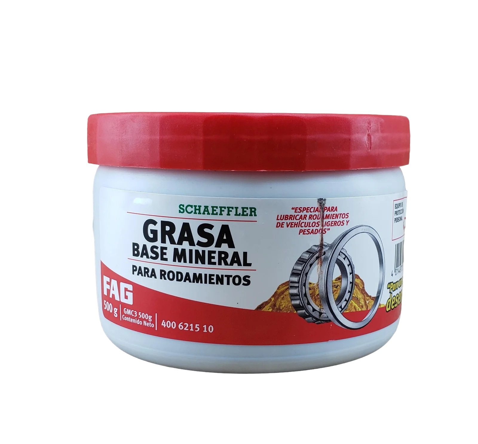 GRASA PARA RODAMIENTOS Y CHASIS 500 GRAMOS, 1.1 LIBRAS FAG