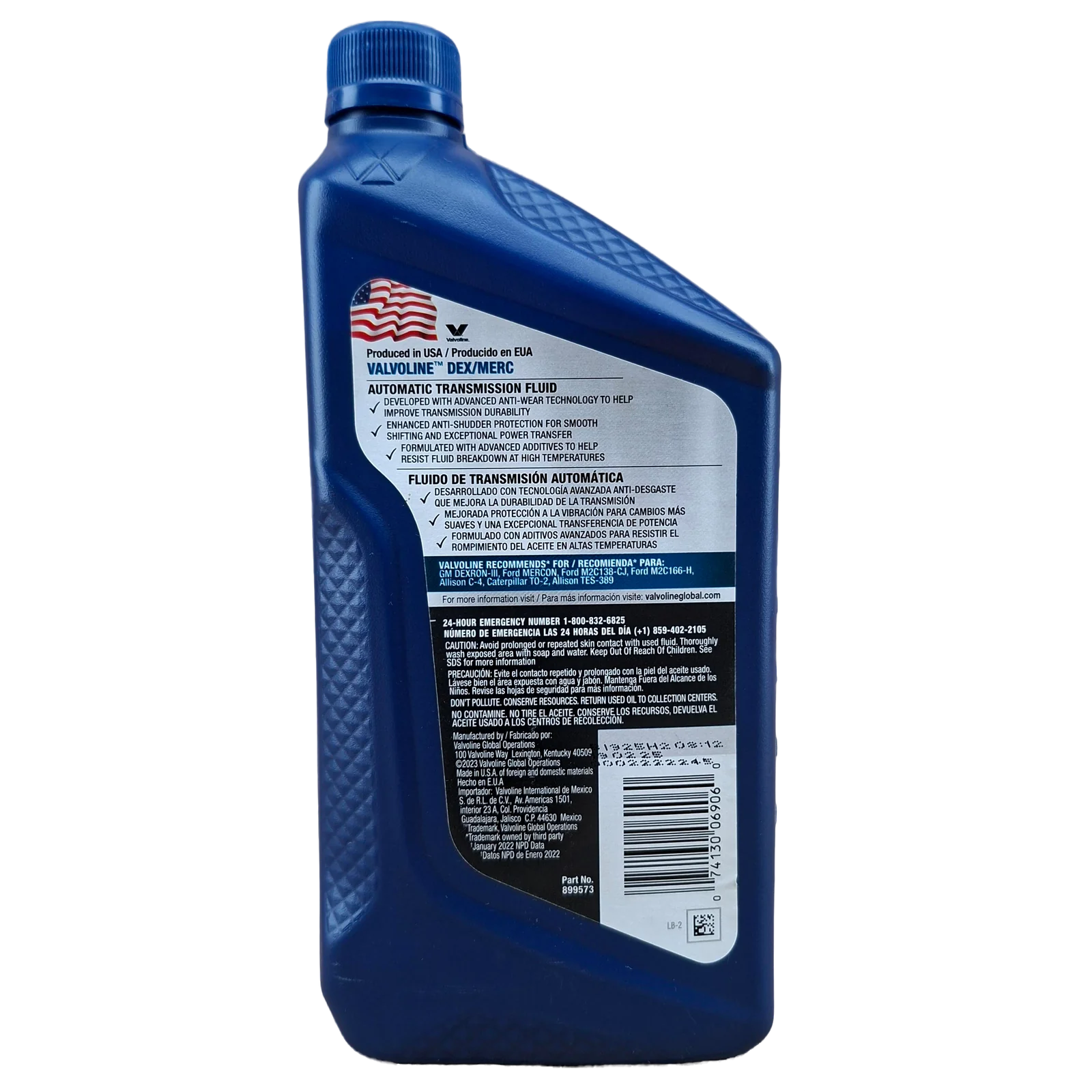 CUARTO ATF VALVOLINE MERCON DEXRON III