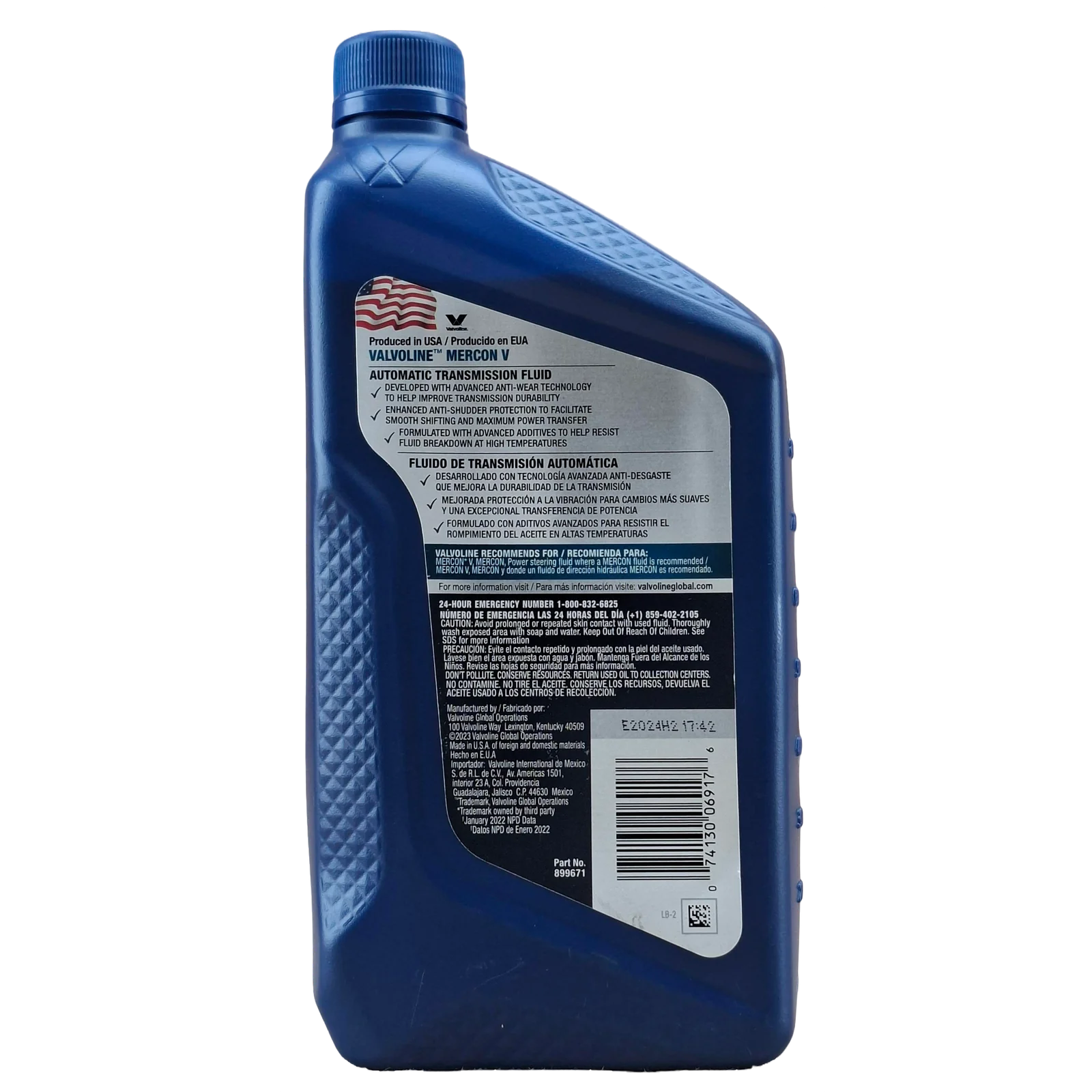 ACEITE MERCON V; CONVECIONAL; 1 QT