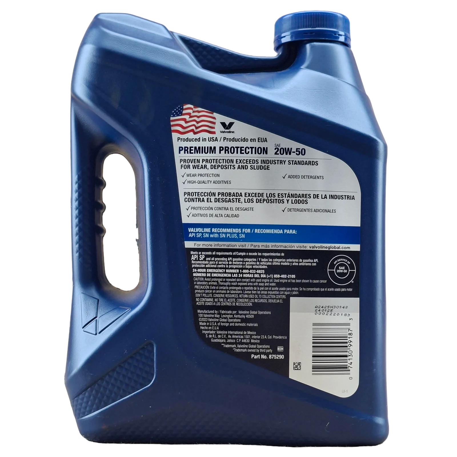 ACEITE 20W50; CONVECIONAL; 1 GAL