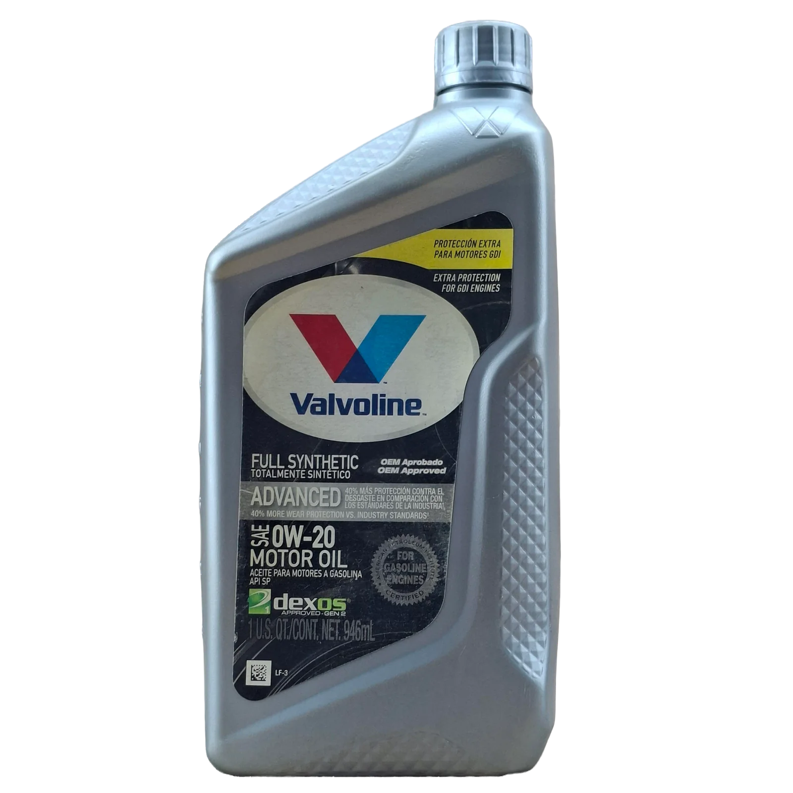 ACEITE 0W20; 100% SINTETICO; 1 QT