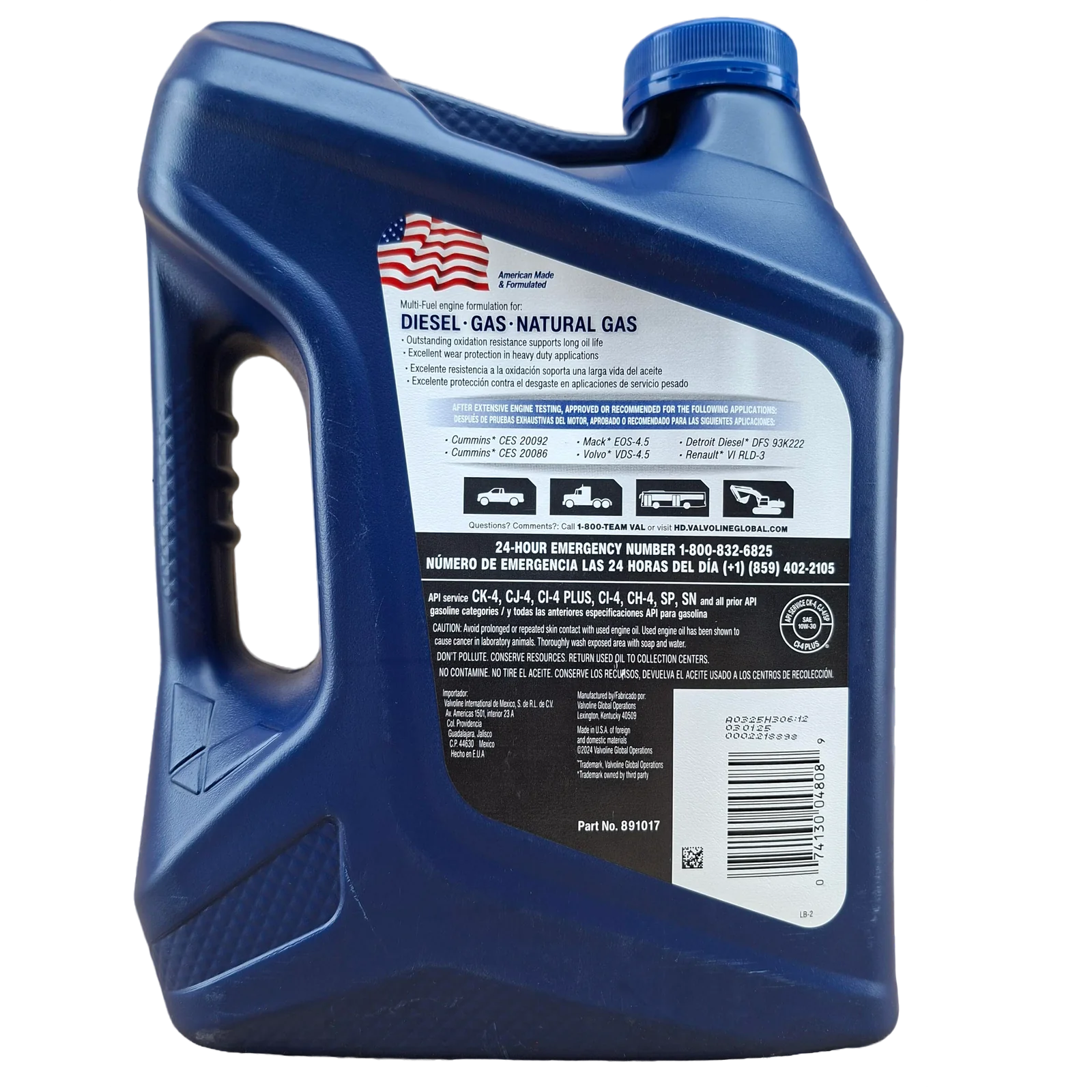 GALON 10W30 SINTETICO PREMIUM BLUE VALVOLINE