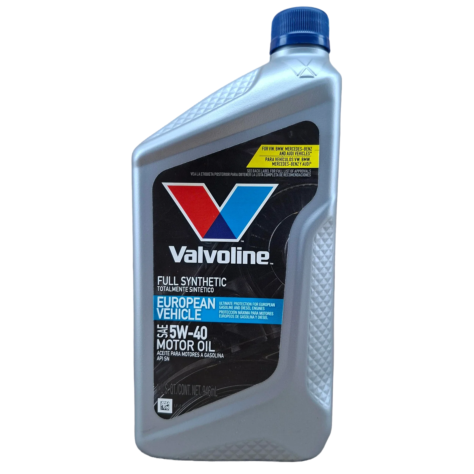 CUARTO 5W40 SINTETICO VALVOLINE