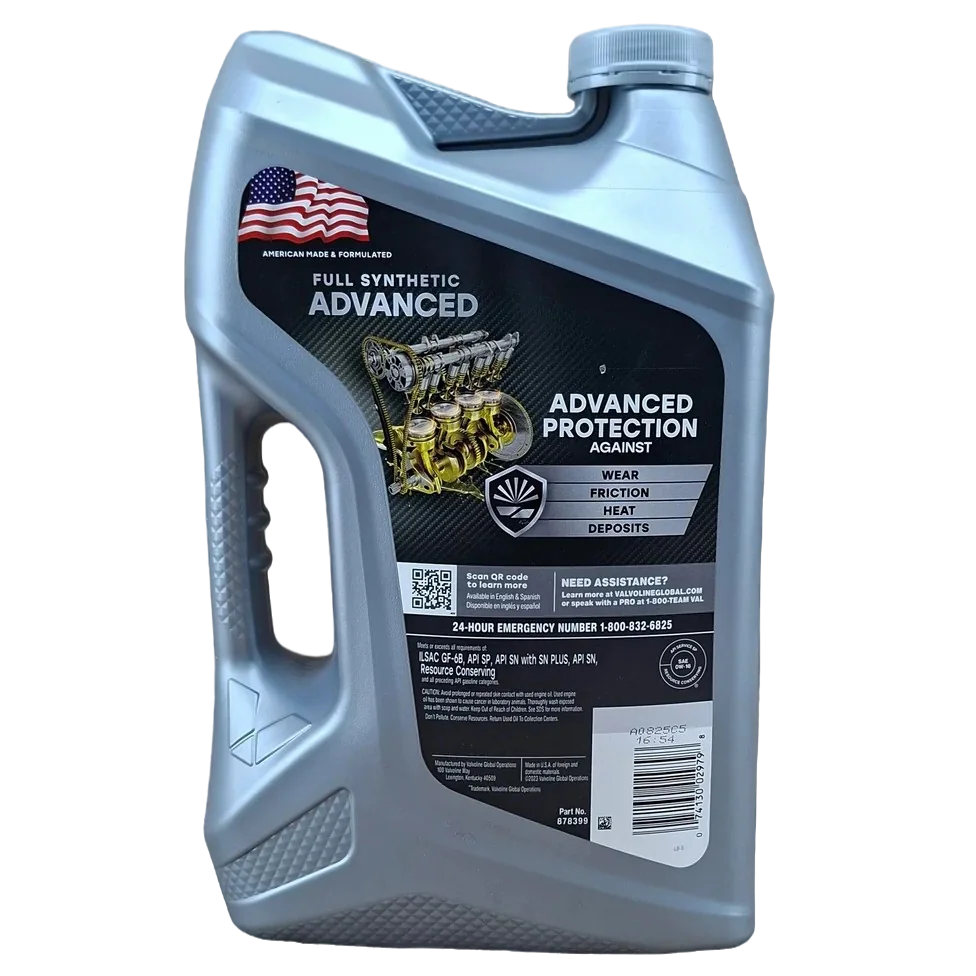 ACEITE 0W16; 100% SINTETICO;  5 QT