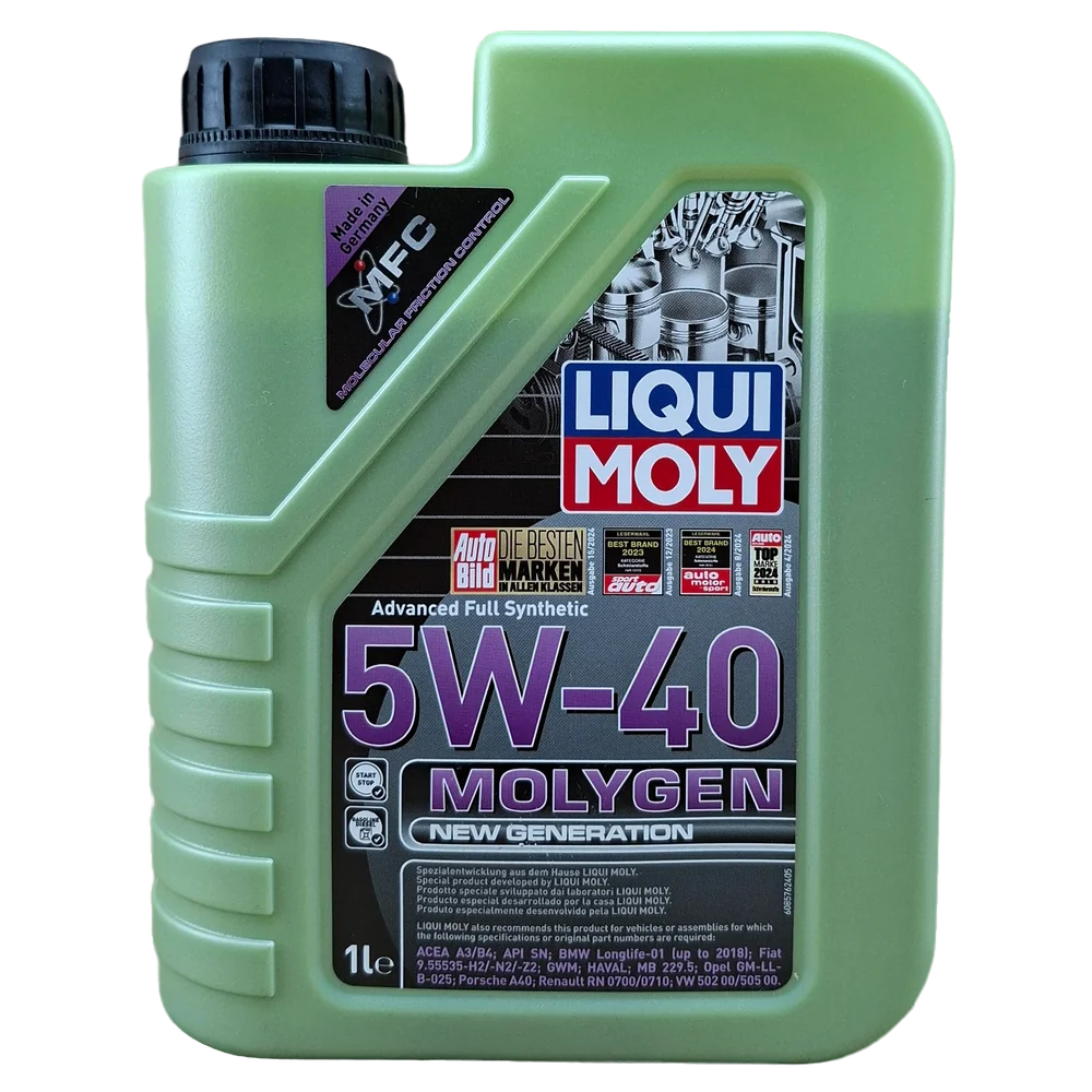 LITRO DE ACEITE 5W40 LIQUI MOLY MOLYGEN