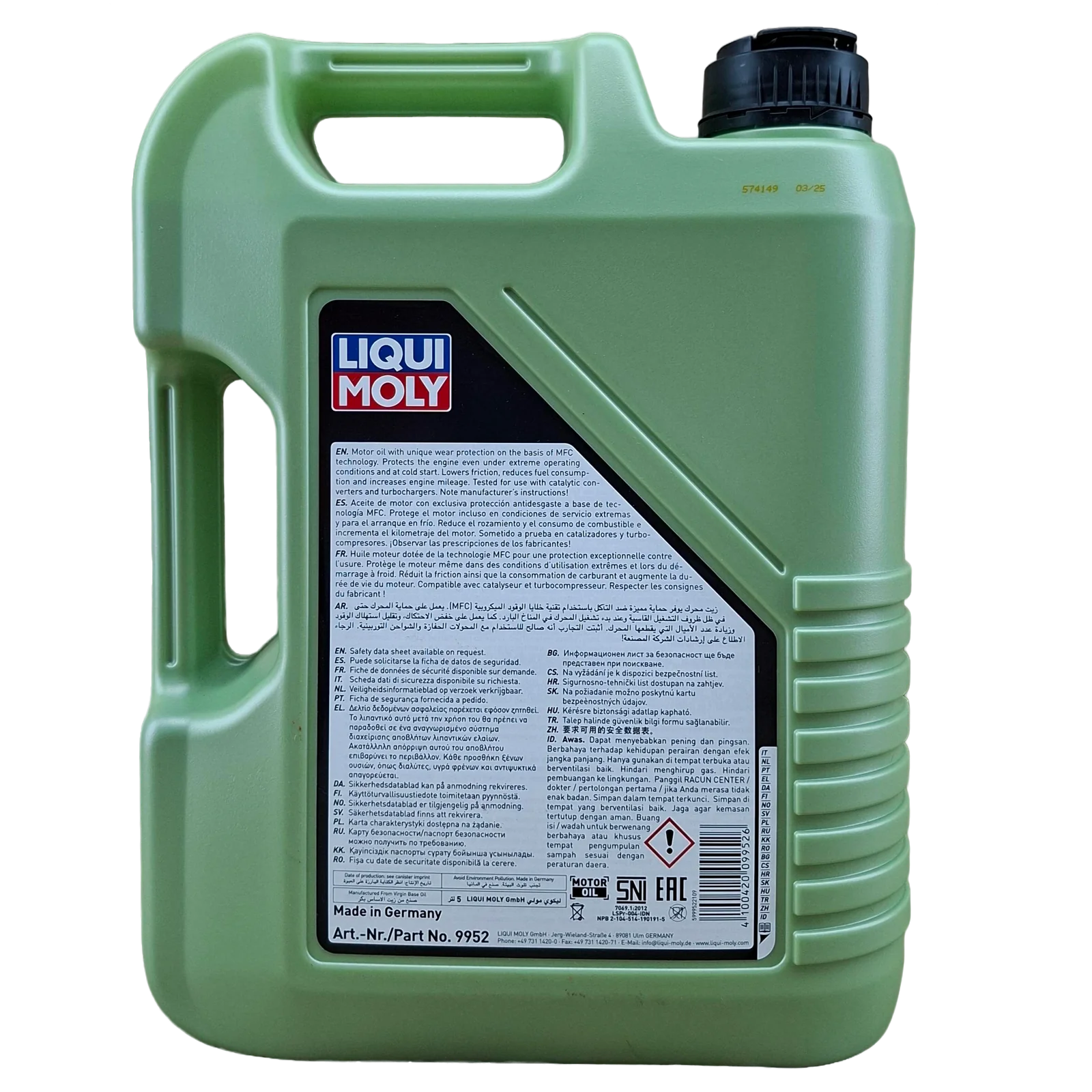 GARRAFA DE ACEITE 5W30 LIQUI MOLY MOLYGEN