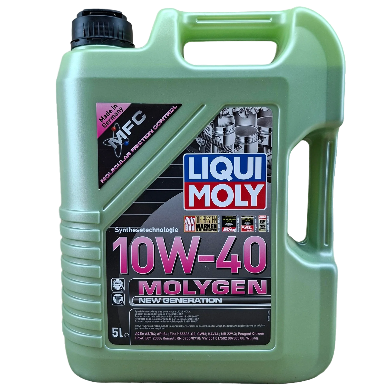 GARRAFA DE ACEITE 10W40 LIQUI MOLY MOLYGEN