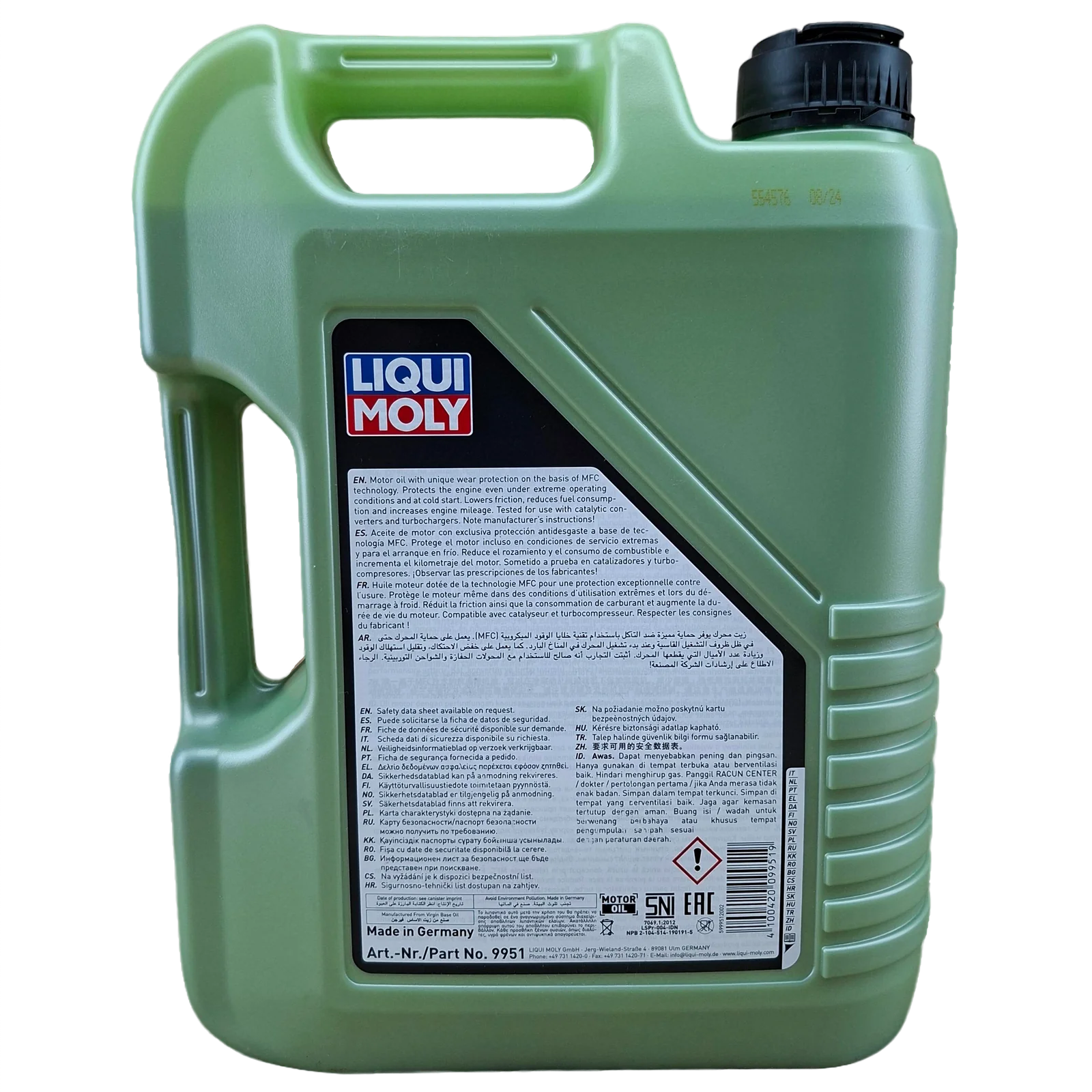 GARRAFA DE ACEITE 10W40 LIQUI MOLY MOLYGEN