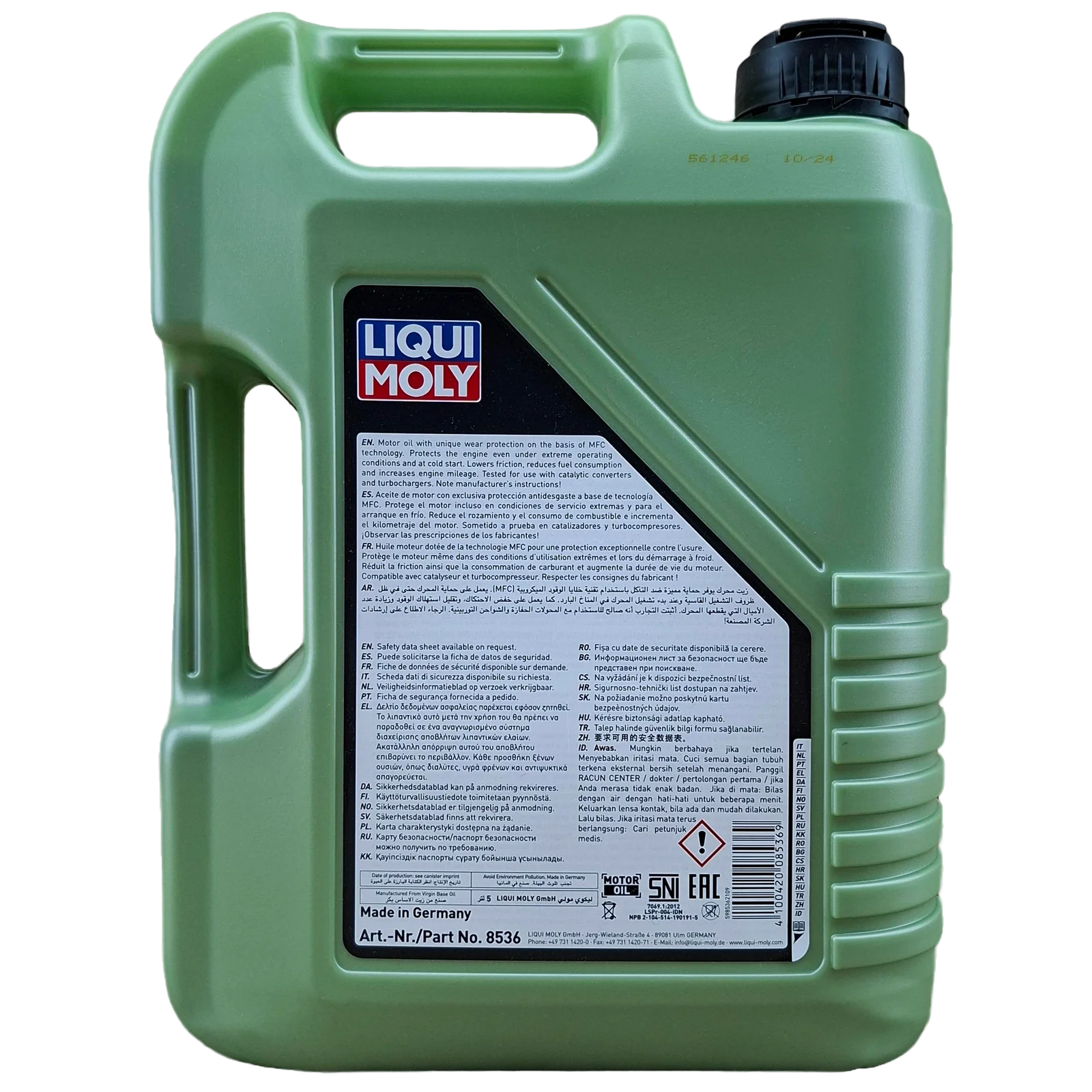 GARRAFA DE ACEITE 5W40 LIQUI MOLY MOLYGEN