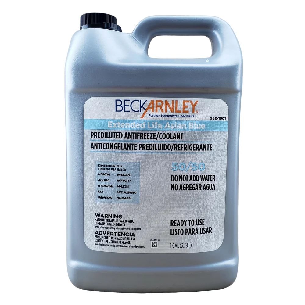GALON DE COOLANT AZUL PRE-MEZCLADO BECK/ARNLEY