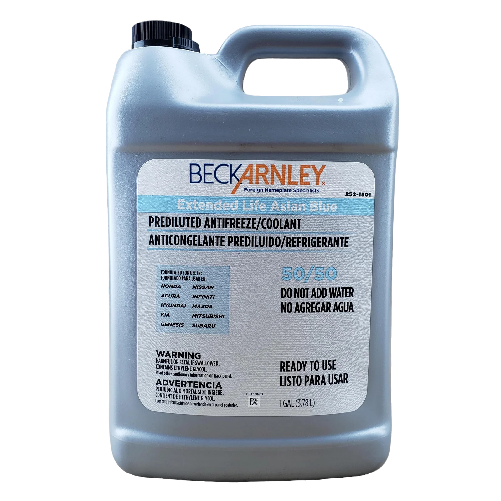 GALON DE COOLANT AZUL PRE-MEZCLADO BECK/ARNLEY