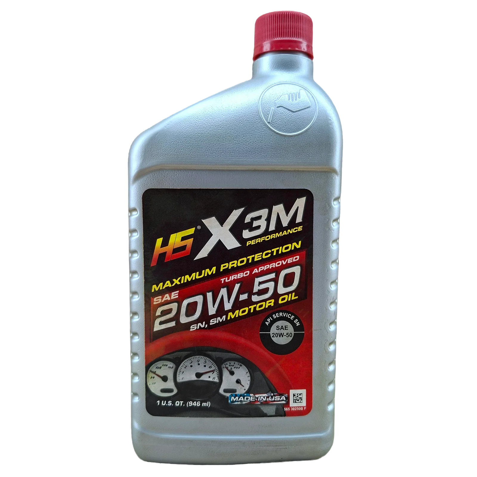 ACEITE 20W50 EN CUARTOS HS X3M