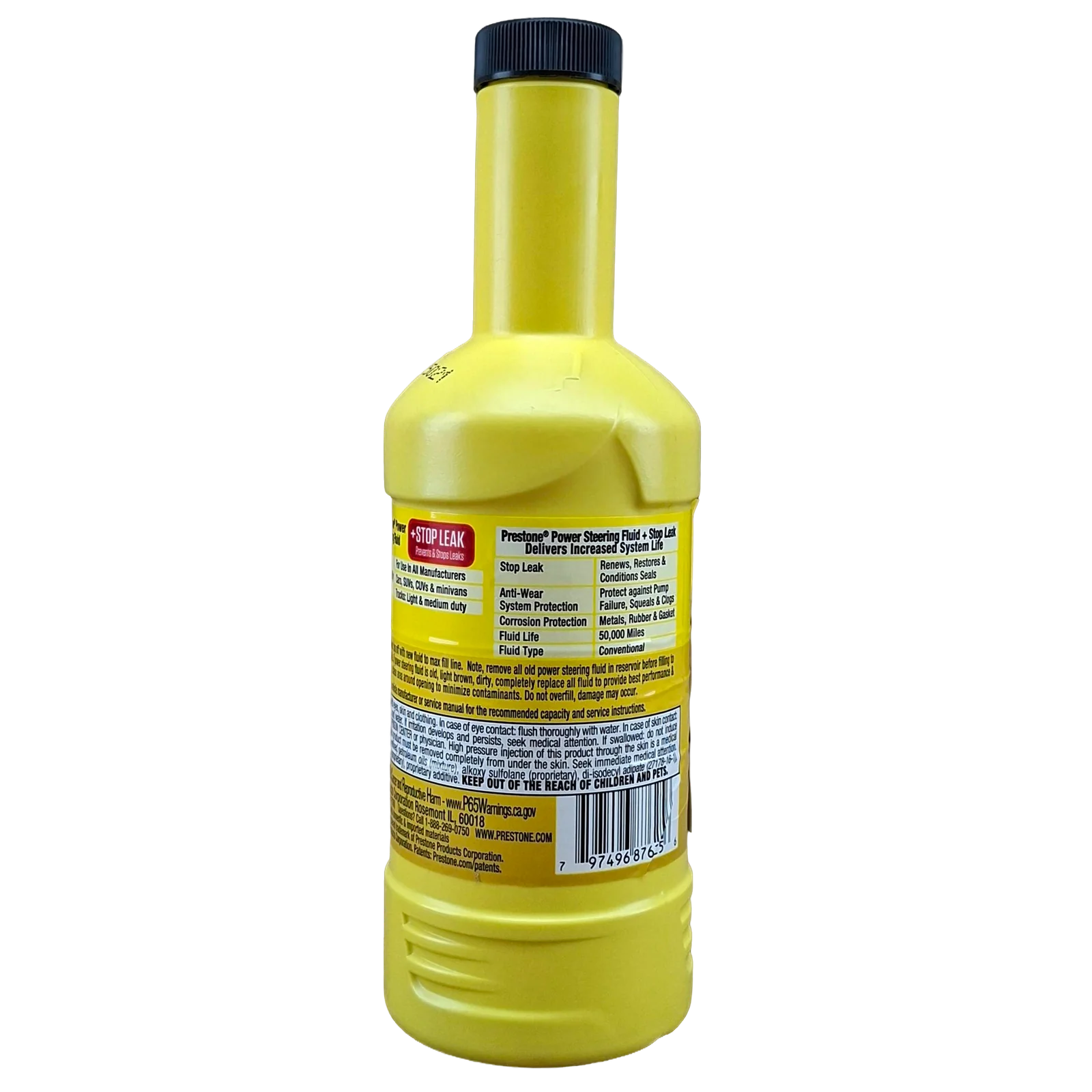 PRESTONE LIQUIDO HIDRAULICO CON SELLADOR DE FUGAS (STOP LEAK) 12 OZ