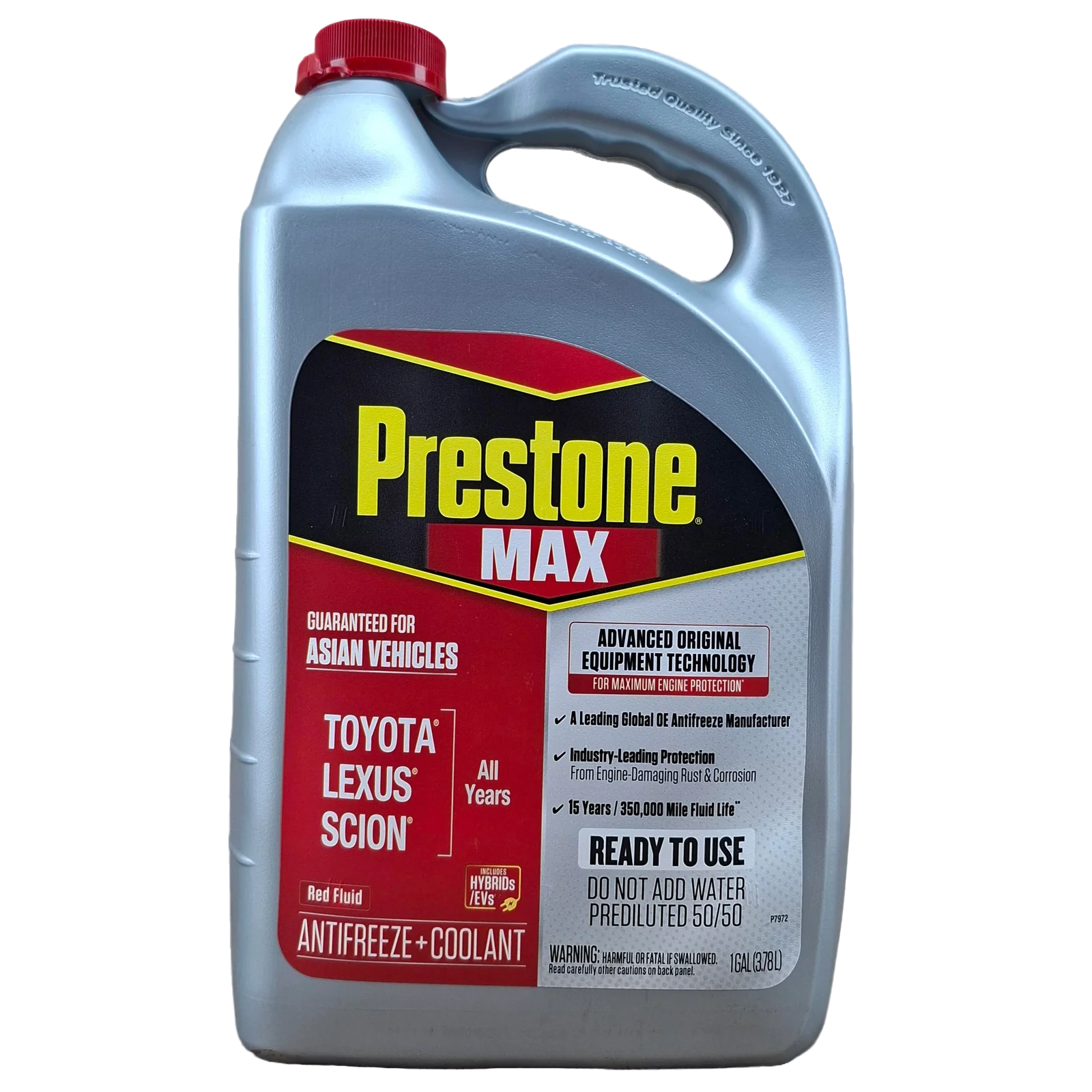 PRESTONE COOLANT PRE-MEZCLADO 50/50 GALON PARA VEHICULOS TOYOTA Y LEXUS