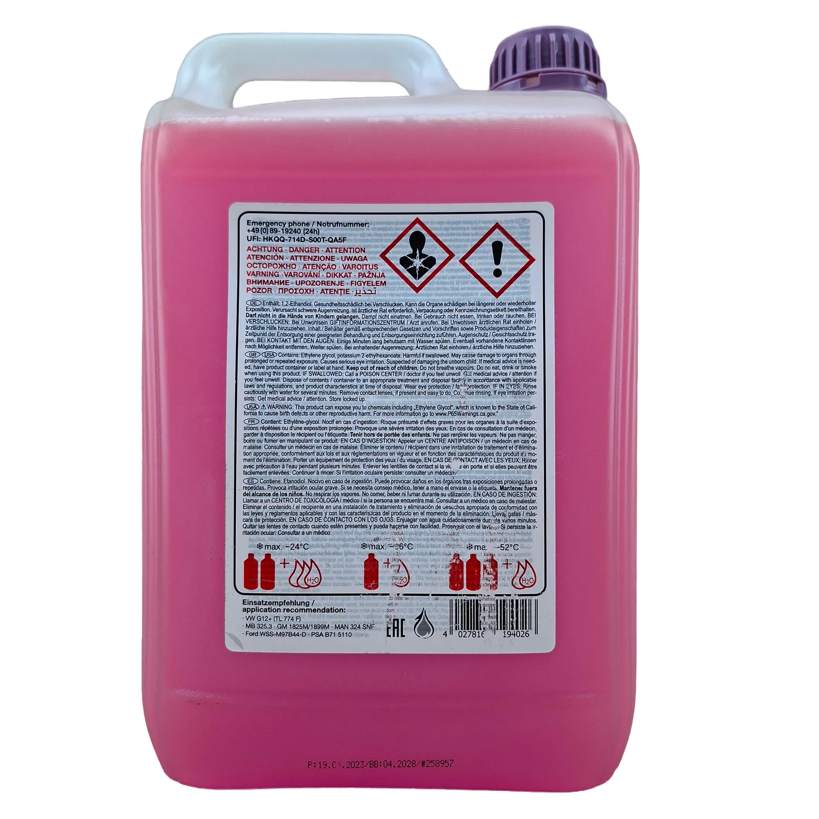 COOLANT G12+; 5 L